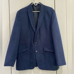 Pronto Uomo ‘Blue’ slim fit ultra suede sports coat